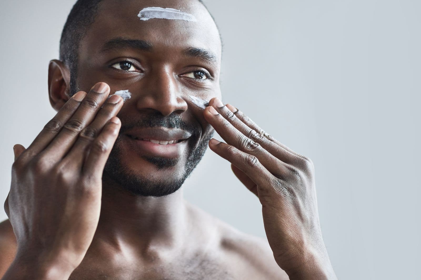 Customer applying ForeverHeart Beauty cream